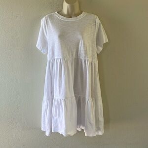 Old navy medium white loose fit babydoll style dress